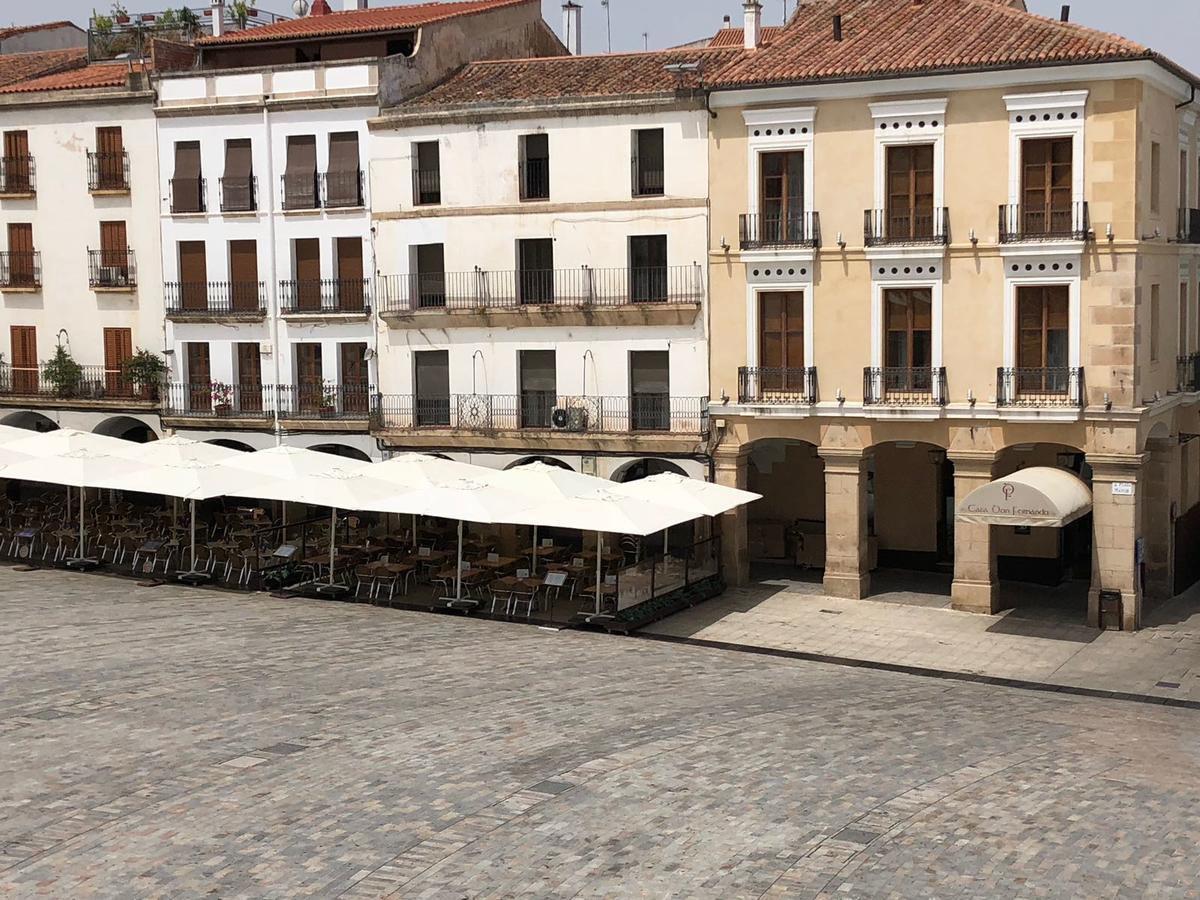 Apartamentos Soho Boutique Plaza Mayor Caces Exteriör bild