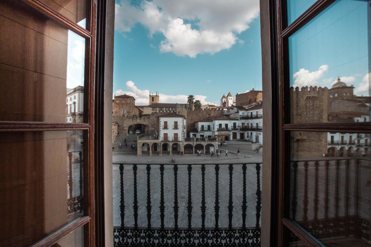 Apartamentos Soho Boutique Plaza Mayor Caces Exteriör bild